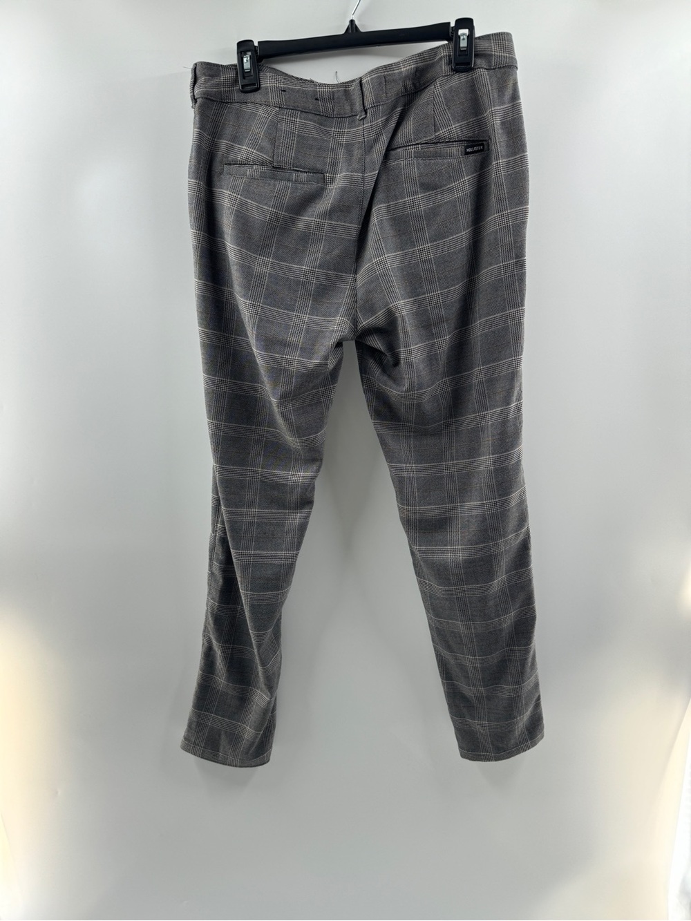 Hollister Epic Flex Skinny Chino Pants Men’s 32x32 Gray Plaid - Picture 5 of 8